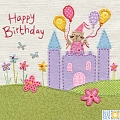 Castle Birthday Card