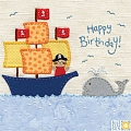 Pirate Birthday Card