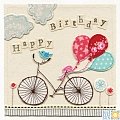 Birthday Bicycle Card