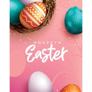 Happy Easter Greeting Card