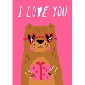 I Love You Valentines Day Card