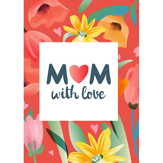 Mom with Love Card