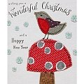 Christmas Robin and Toadstool