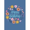 Birthday Card Blue