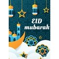Eid Mobarak Islamic Card