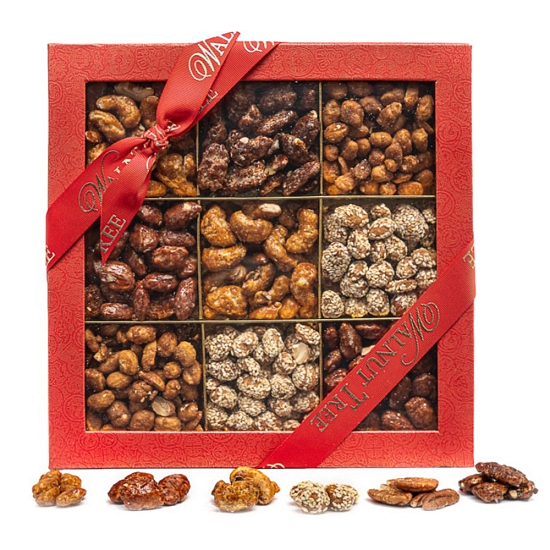 Caramelised Nut Gift Box Dry Fruits Hamper Fruit and Nut Gifts UK
