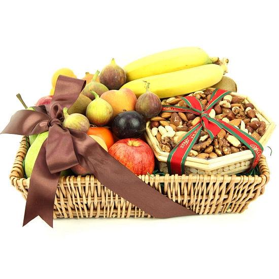 Gourmet Fruit 'N' Nut Basket delivery to UK [United Kingdom]