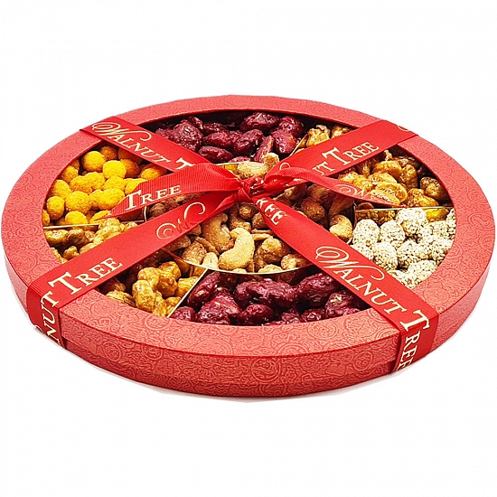Assorted Spicy Nuts Round Box