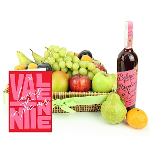 Valentine Fruit Splash Basket