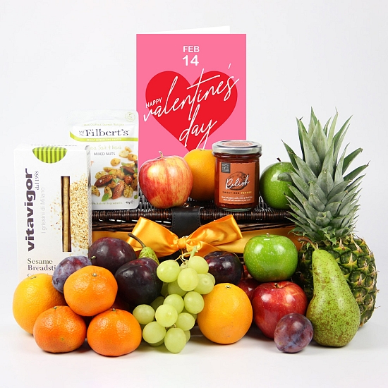 Valentine Savour Fresh Fruit Hamper