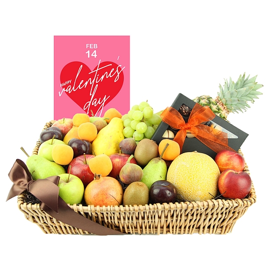 Valentine Sweet Celebration Fruit Basket