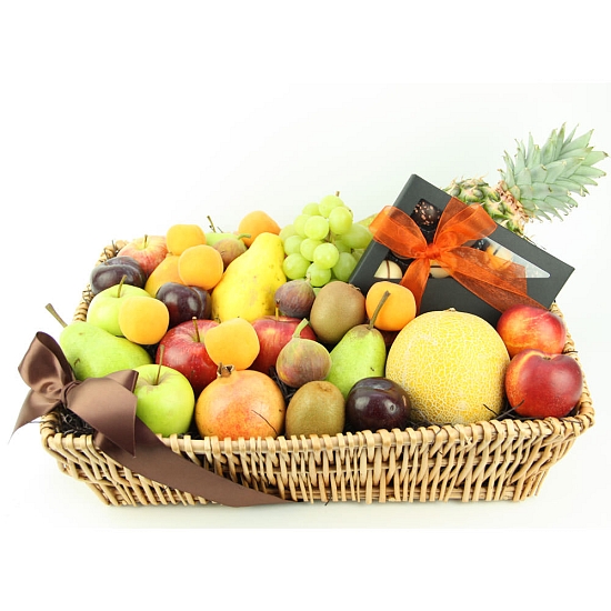 Sweet Celebration Fruit Basket delivery to UK [United Kingdom]