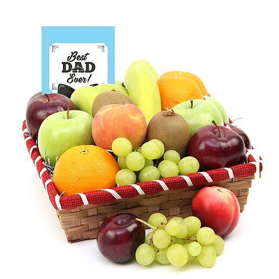 Fathers Day Nectarous Treat Fruit Basket
