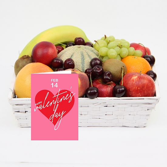 Valentine Farm Delight Fruit Basket