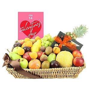 Valentine Sweet Celebration Fruit Basket